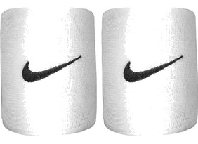 Nike randme higipaelad Swoosh wristband valge