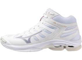 Naiste Võrkpallijalatsid Mizuno WAVE VOLTAGE 2 MID valge