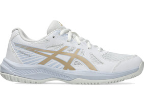 Laste Võrkpallijalatsid Asics Upcourt 6 GS valge/kuldne