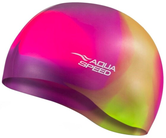 Ujumismüts Aqua Speed Bunt 32 roosa/kollane