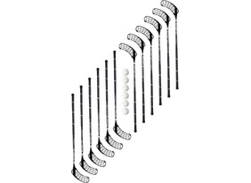 Saalihokikomplekt Unihoc Composite 29 96 cm