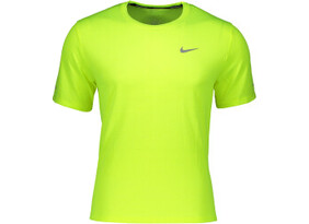 Meeste treeningsärk Nike M DF MILER TOP SS NFS neoon roheline
