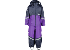 Laste vihmariiete komplekt Didriksons Waterman Kids Set 9 lilla