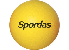 Poroloonpall PVC kattega Spordas kollane 18 cm