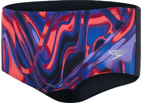 Meeste ujumispüksid Speedo Allover Digital 14cm Brief M must/roosa