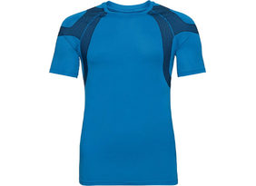 Meeste treeningsärk Odlo ACTIVE SPINE s/s crew neck sinine