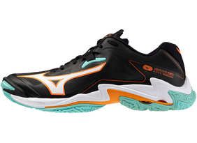 Meeste Võrkpallijalatsid Mizuno WAVE LIGHTNING Z8 (U) must/roheline