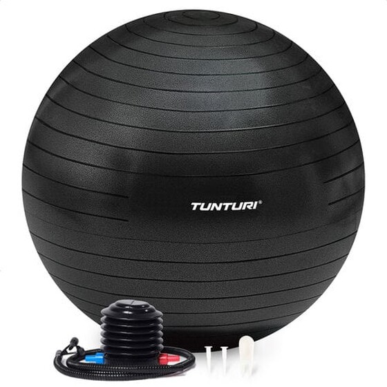 Võimlemispall Tunturi Anti Burst Gymball 75 cm must