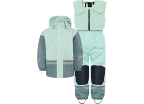 Laste vihmariiete komplekt Didriksons Boardman Kids Set 12 heleroheline