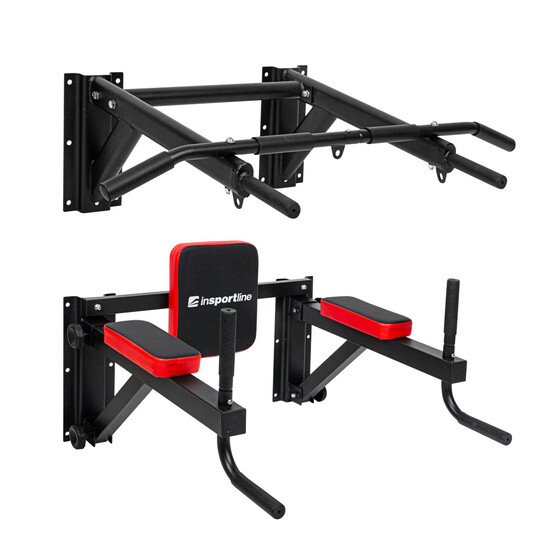 Dipiraam Wall-Mounted Pull-Up Bar & Parallel Bars inSPORTline Wallar