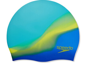 Laste ujumismüts Speedo Multi Colour Silicone Cap Junior sinine/kollane