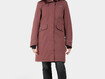 Parka Didriksons Erika 3 Womens tumepunane