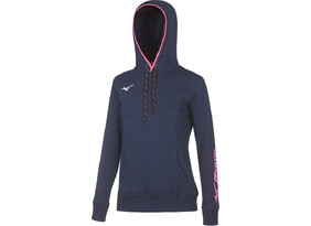 Naiste dressipluus Mizuno Wom Sweat Hoodie tumesinine