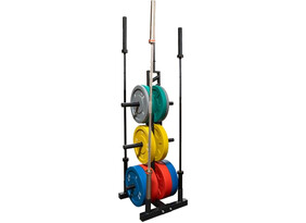 Ketaste ja kangi hoidik Bumper Plate Tree -4 Bar Holders