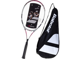 Naiste tennisereket Babolat Feather S CV valge/roosa