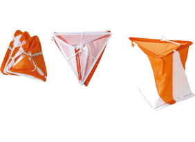 Orienteerumistähised/kontrollpunkt Tremblay 15x15 cm oranž/valge