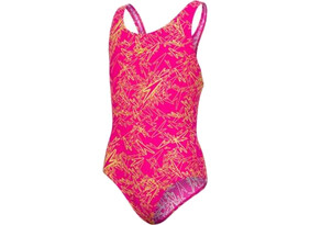 Laste ujumistrikoo Speedo Boom Allover Splashback Girls Swimsuit roosa