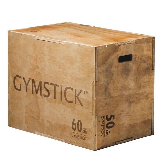 Puidust hüppekast Gymstick Plyo Box 76X60X50 cm