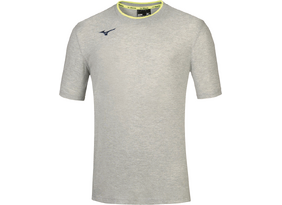Meeste treeningsärk Mizuno Men Mizuno Tee hall/kollane