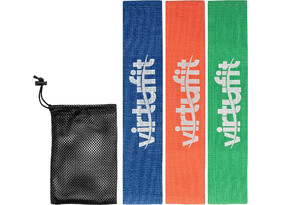 Venituskummide komplekt Virtufit Mini Fabric Set 3 tükki