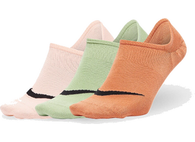 Naiste sokid W NK PERF LTWT FOOT 3PR, värviline