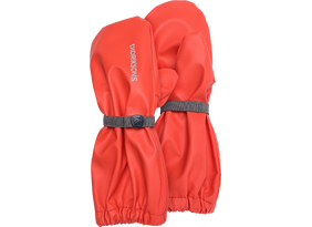 Laste vihmakindad Didriksons Pileglove 8 punane (paprika)