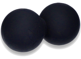 Massaažipall Duoball Yellow Sport 6,5 cm must