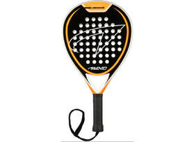 Padeli reket Avento Junior GFRP Escudero must/kollane