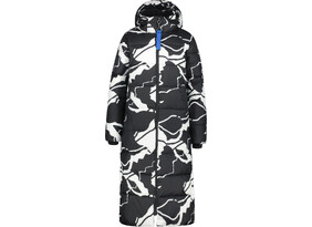 Naiste mantel Luhta IISALMI valge/must