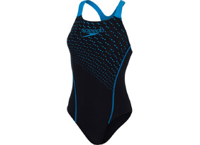 Naiste ujumistrikoo Speedo Medley Logo Medalist 1PC W must/sinine