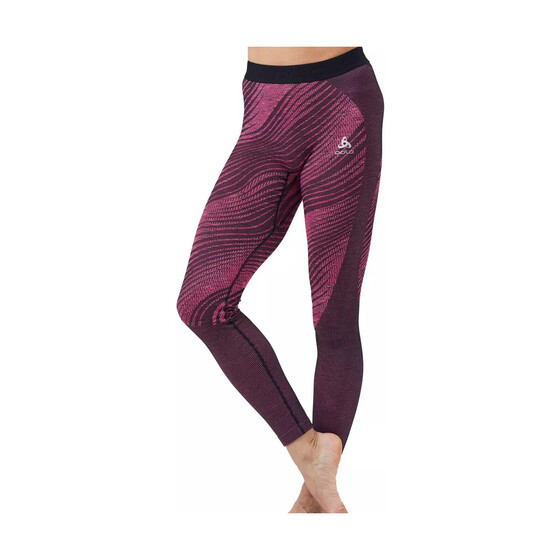 Soe pesu püksid Odlo The Blackcomb Base Layer Bottoms lilla/must