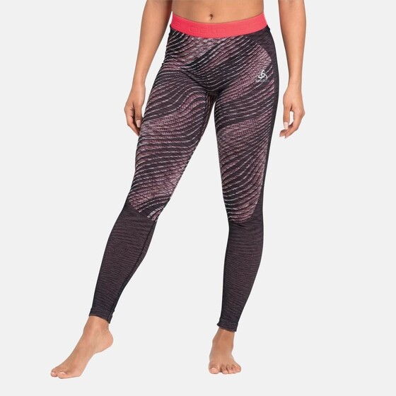 Soe pesu püksid Odlo The Blackcomb Base Layer Bottoms roosa/must