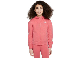 Laste dressipluus Nike G NSW FZ JERSEY roosa