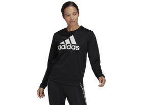 Naiste treeningpluus W BL LS must/valge