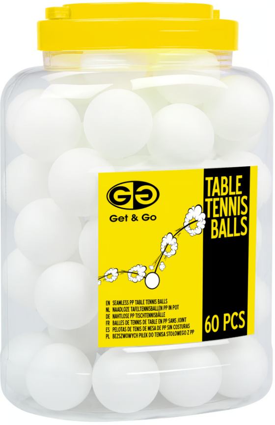 Lauatennisepallid Table Tennis Balls 60 tk