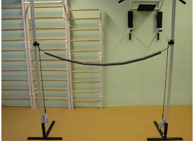 Kõrgushüppe nöör kattega + raskused 4.5m