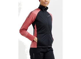 Naiste treeningjakk Craft Storm Balance Jacket W must/punane