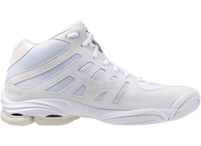 Naiste Võrkpallijalatsid Mizuno WAVE Voltage 2 Mid valge