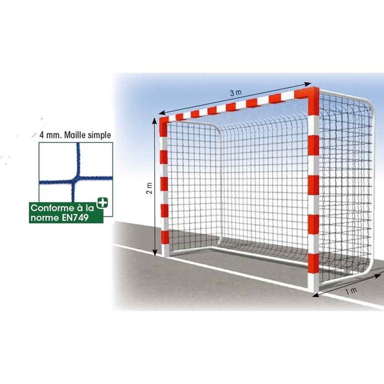 Käsipalli väravavõrk Tremblay Handball net - 4 mm - mesh 100 mm