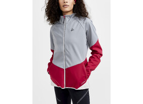 Naiste treeningjakk Craft Glide Jacket W hall/punane
