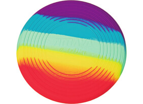 Lendav taldrik Amaya 18 cm, 180 grammi kummist