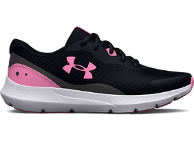 Laste jooksujalatsid Under Armour UA GGS Surge 3 must/roosa
