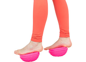 Tasakaalu- ja jalamassaažipadi inSPORTline Uossia roosa