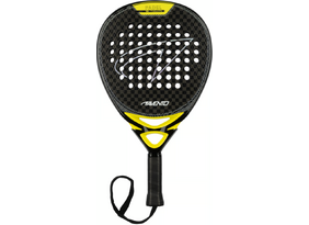 Padeli reket Avento 12K Carbon Paragon must/kollane