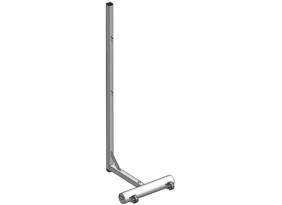 Sulgpallipostid ratastel, 2x60kg