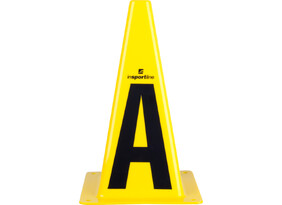 Koonus Plastic Cones inSPORTline Alphabet 23cm, 26 tk