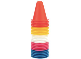Koonuste komplekt 25tk Mini Slalom cone set - 8cm-5x5 colours
