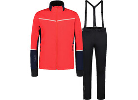 Meeste softshelli komplekt Rukka Tarkis punane/must