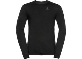 Meeste sooja pesu särk Odlo MERINO 200 Crew neck l/s M must