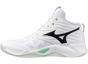 Meeste Võrkpallijalatsid Mizuno WAVE MOMENTUM PRO MID (U) valge/must